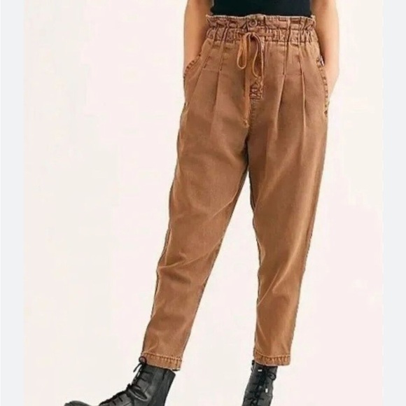 Free People Brown Trousers - Picture 2 of 11